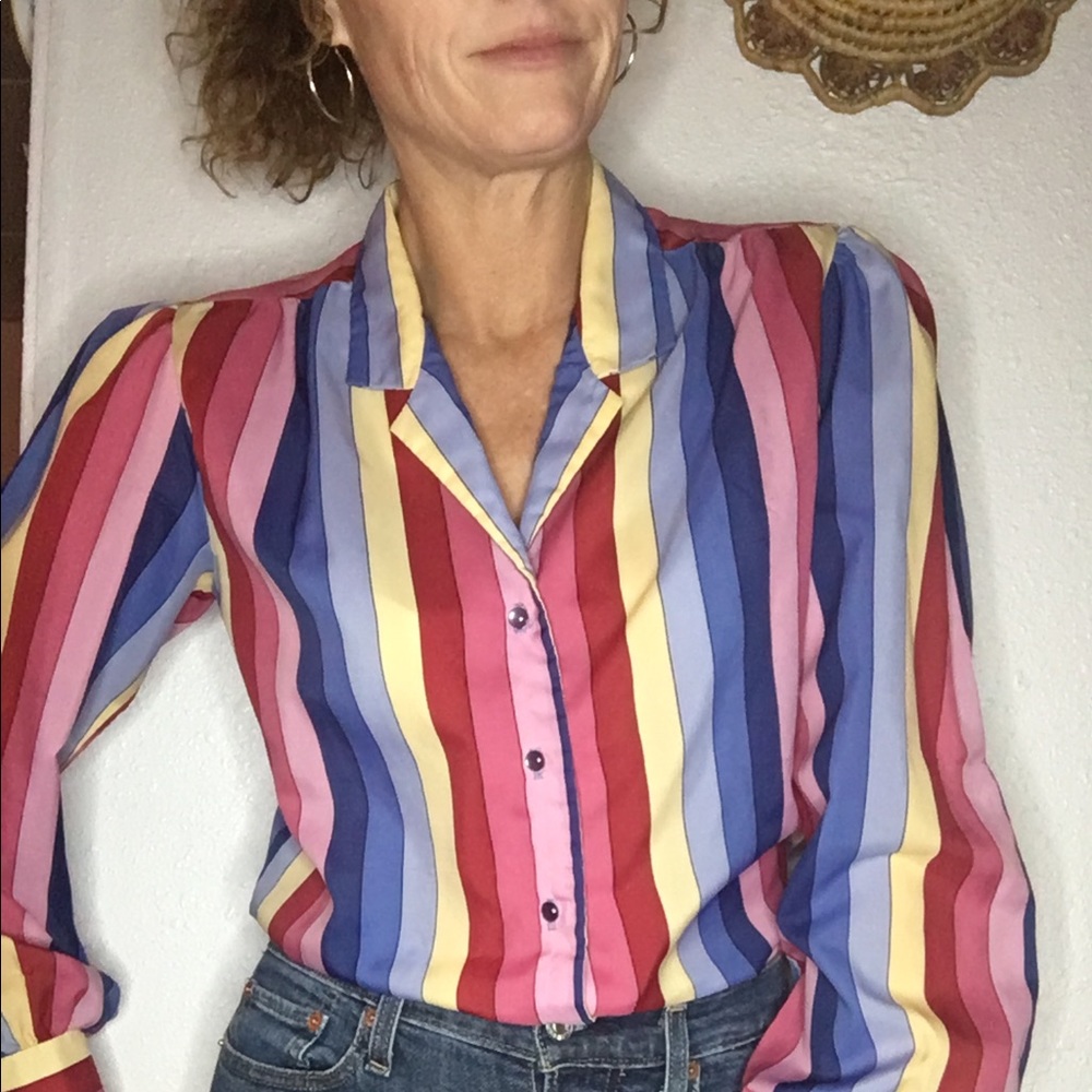 🕺🏼VTG secretary blouse - Picture 1 of 10